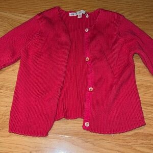 Bonpoint  Red sweater size 18 mo